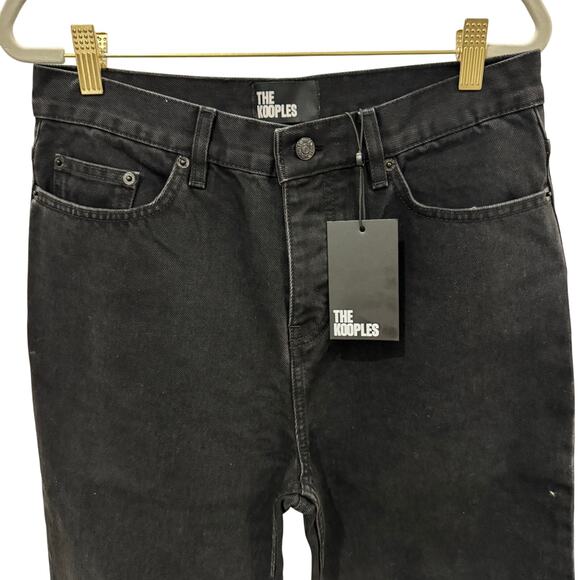 NWT Kooples Straight Leg Jean Black 29 - Picture 10 of 10